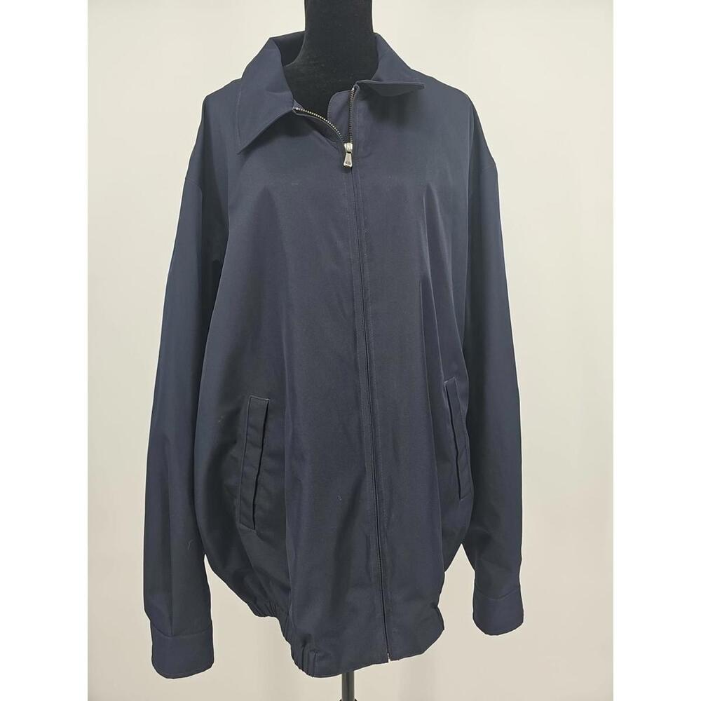 Brooks Brothers Country Club Bomber Jacket Men's Size XXL Navy Storm System
